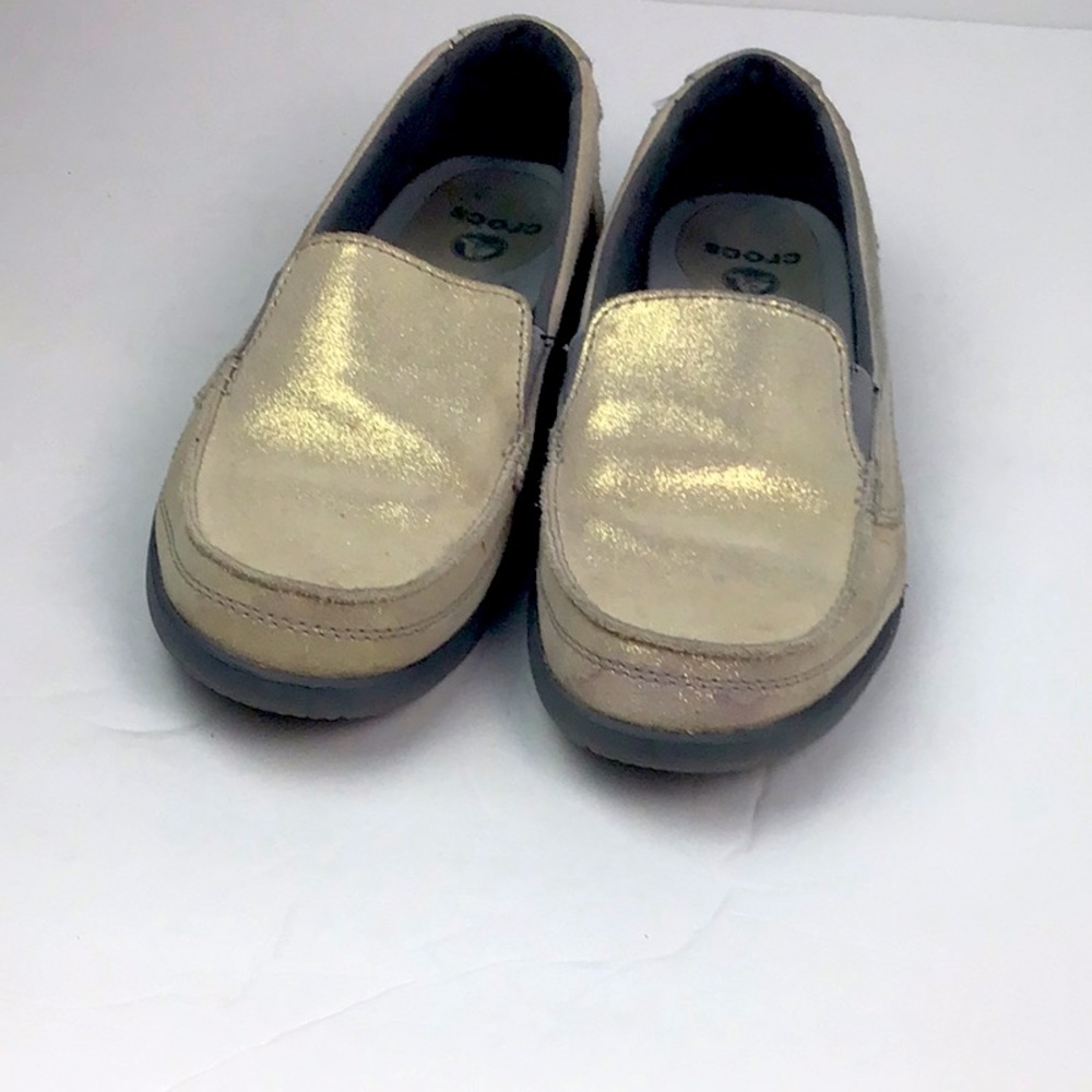 Crocs flat shoes.